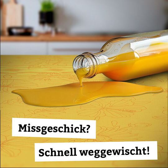 Tischdecke Manhattan Palmas gelb image number null